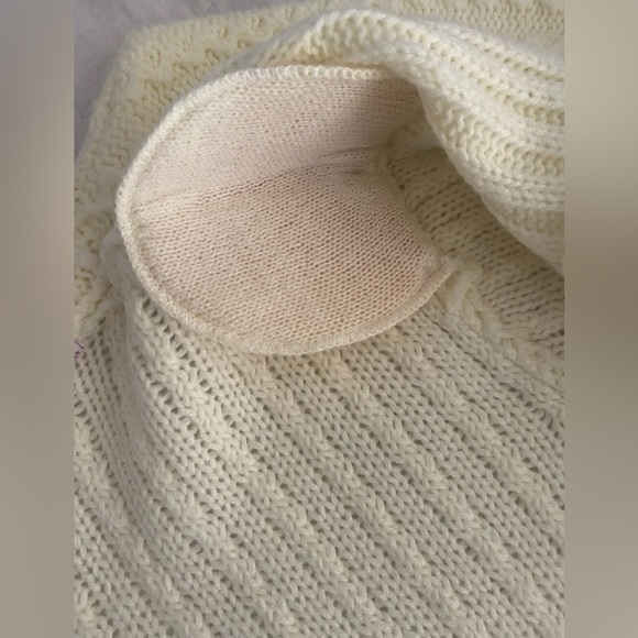 Vintage Country Craft Cardigan Sweater Women's Size Medium Beige 70’s 80’s GUC - Picture 8 of 15